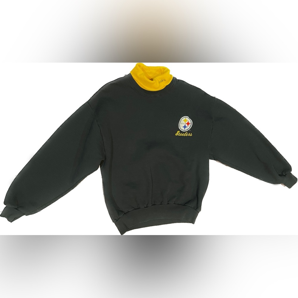 Vintage Steelers turtleneck sweater